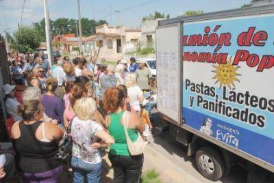 El �Cami�n de la Econom�a Popular� llega a la 17 de Noviembre