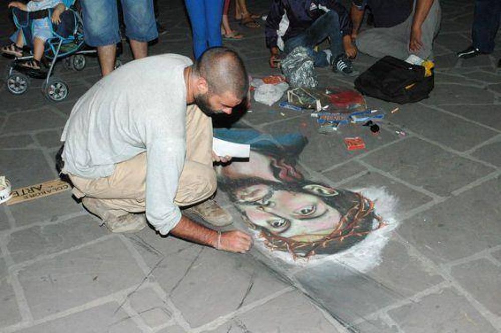 Talentoso artista de paso por Jujuy