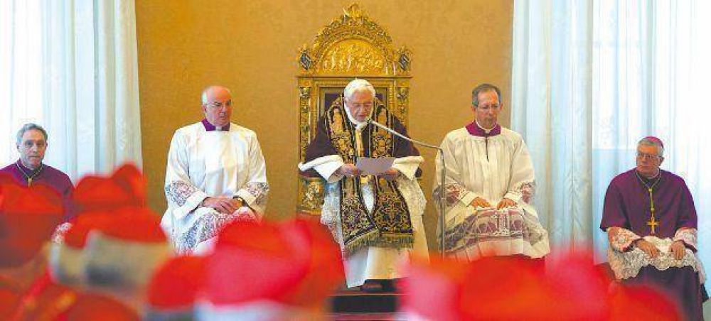 Conmueve al mundo la renuncia de Benedicto XVI