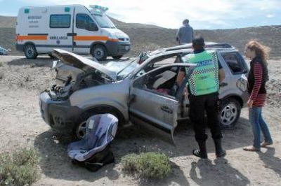 Terrible vuelco con lesionados a pocos kil�metros del M�dulo Norte
