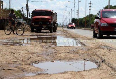 Barranqueras: la avenida San Mart�n es un suplicio diario para miles de personas