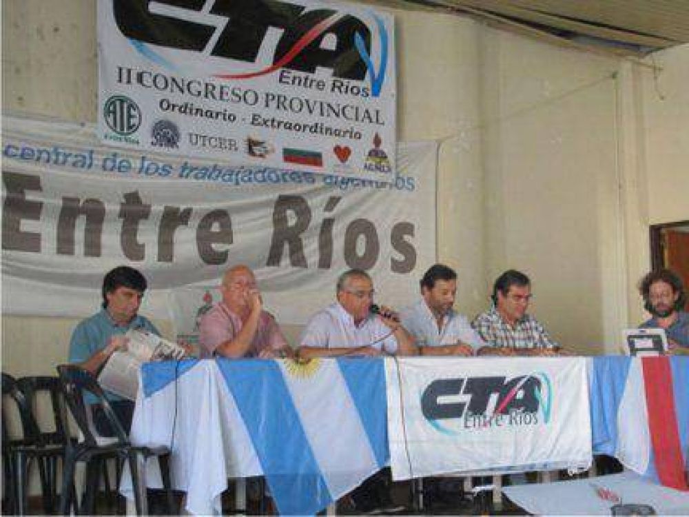 CTA Entre R�os realizar� un plenario con la mesa provincial y pide abrir la paritaria