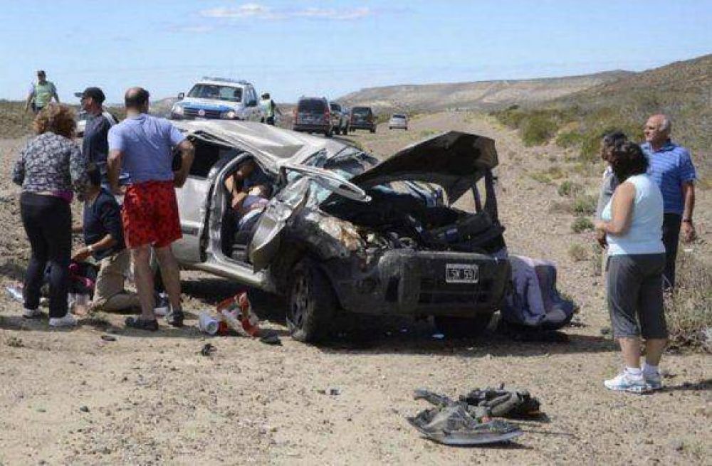 Familia riograndense se accident� en Ca�ad�n Ferreys