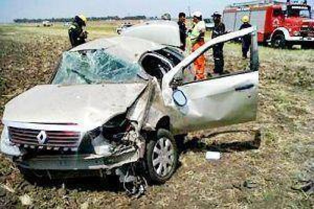 Muri� una beba de un a�o en accidente vial