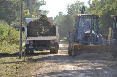 El Municipio realiz� diversos trabajos de mantenimiento en el barrio La Lucila