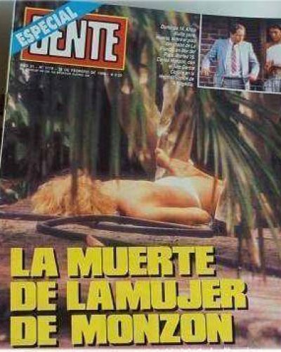 Hace 25 a�os Monz�n mataba en Mar del Plata a su mujer, Alicia Mu�iz