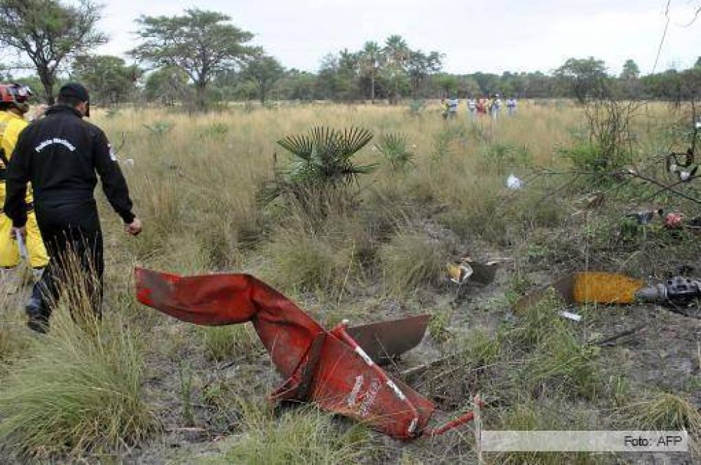 El helicptero en el que viajaba Lino Oviedo no explot antes de caer a tierra