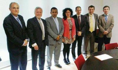 Municipio se reuni� con autoridades de Madrid