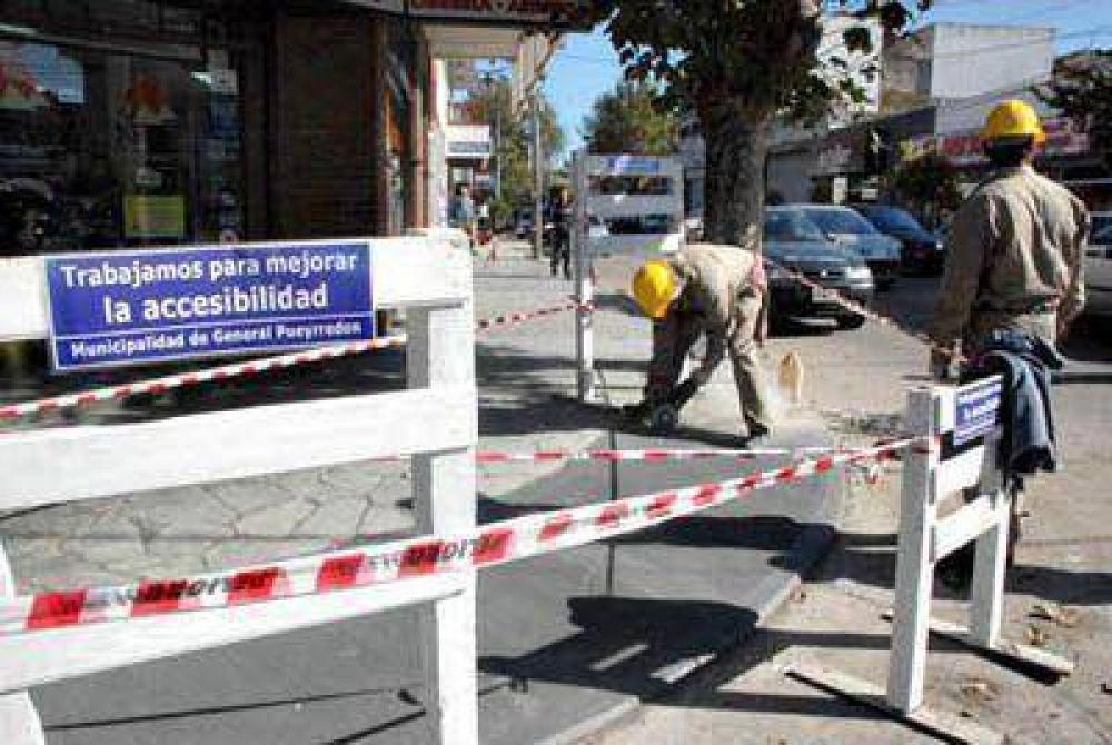 La Municipalidad construye 35 rampas para discapacitados