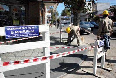 La Municipalidad construye 35 rampas para discapacitados