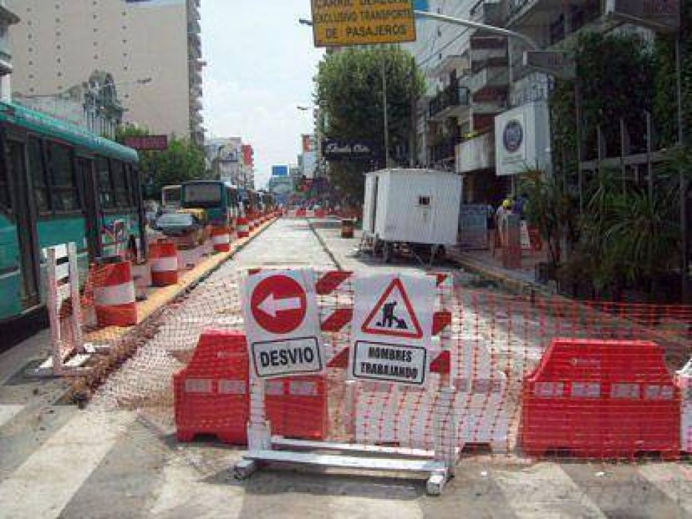 Finalizar�n antes del 25 las obras de repavimentaci�n en Avda. Mitre y Belgrano
