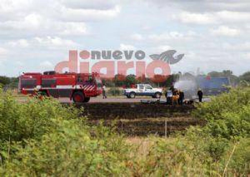 Los medios nacionales se hicieron eco del accidente a�reo en Santiago del Estero