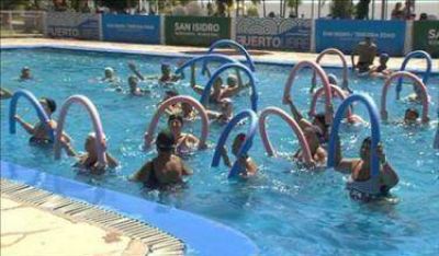 Aqua gym, la gran atracci�n para la tercera edad