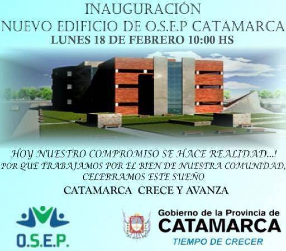 OSEP inaugura su nuevo edificio