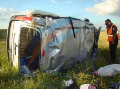 Familia de R�o Grande sufri� violento accidente en la ruta 3