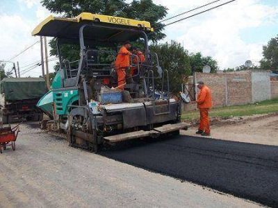 Brown: contin�an obras de pavimento
