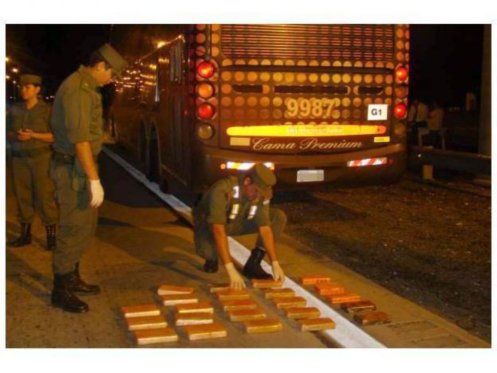 Secuestraron m�s de 24 kilos de coca�na en un operativo en la ruta nacional 14