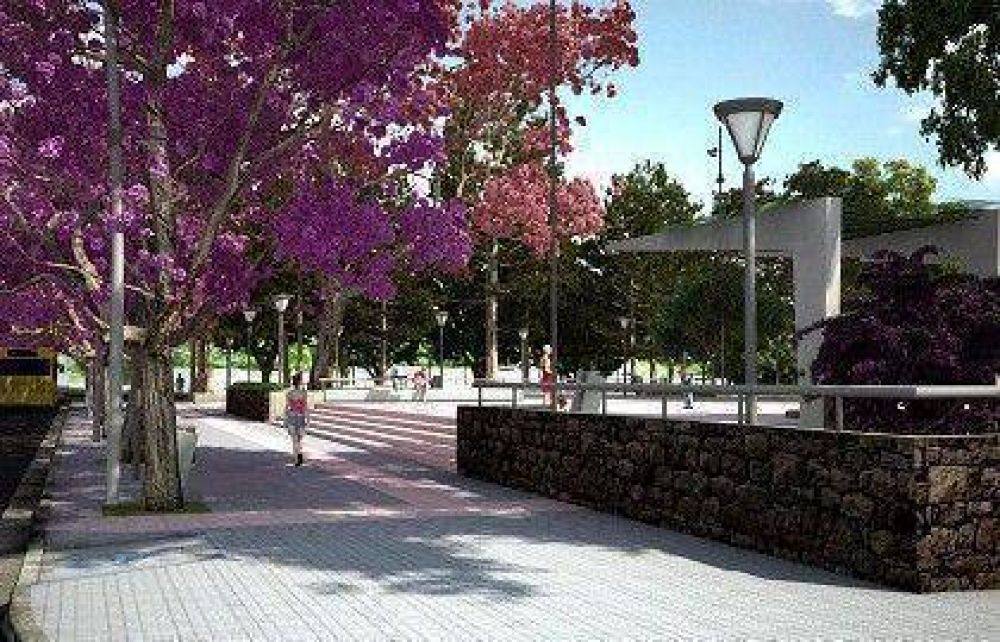 La remodelaci�n de la Plaza Urquiza contempla una pista de skate y un mini teatro