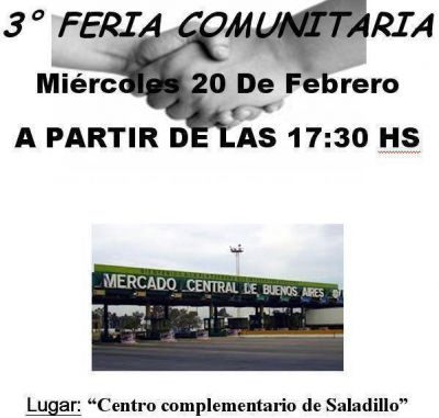 3� Feria Comunitaria en el predio del Centro Complementario de Saladillo