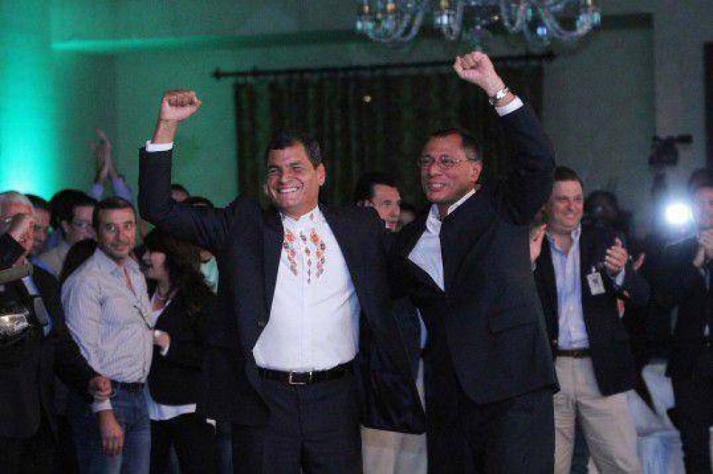 Rafael Correa: "Esta victoria es de ustedes"