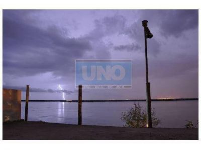 Emitieron una alerta por tormentas y ca�da de granizo