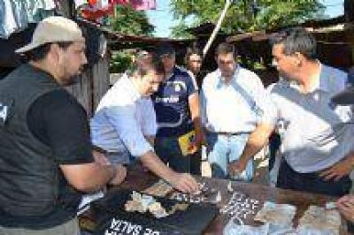 Operativo antidrogas en el "Bajo chico", varias bocas de expendio allanadas