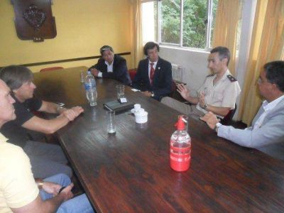 Ediles se reunieron con el nuevo jefe de Gendarmer�a