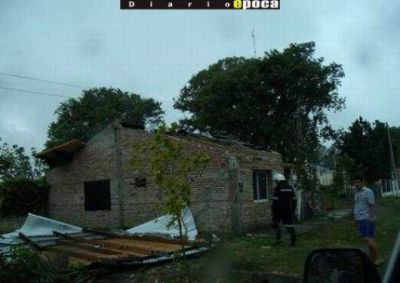 M�s de un centenar de casas afectadas por la tormenta
