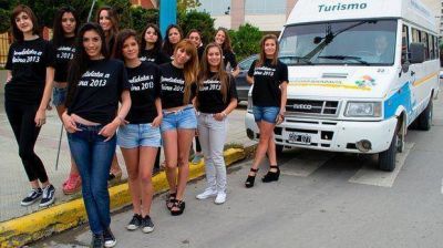Las candidatas a reina de Comodoro participaron de �Turistas por un d�a�