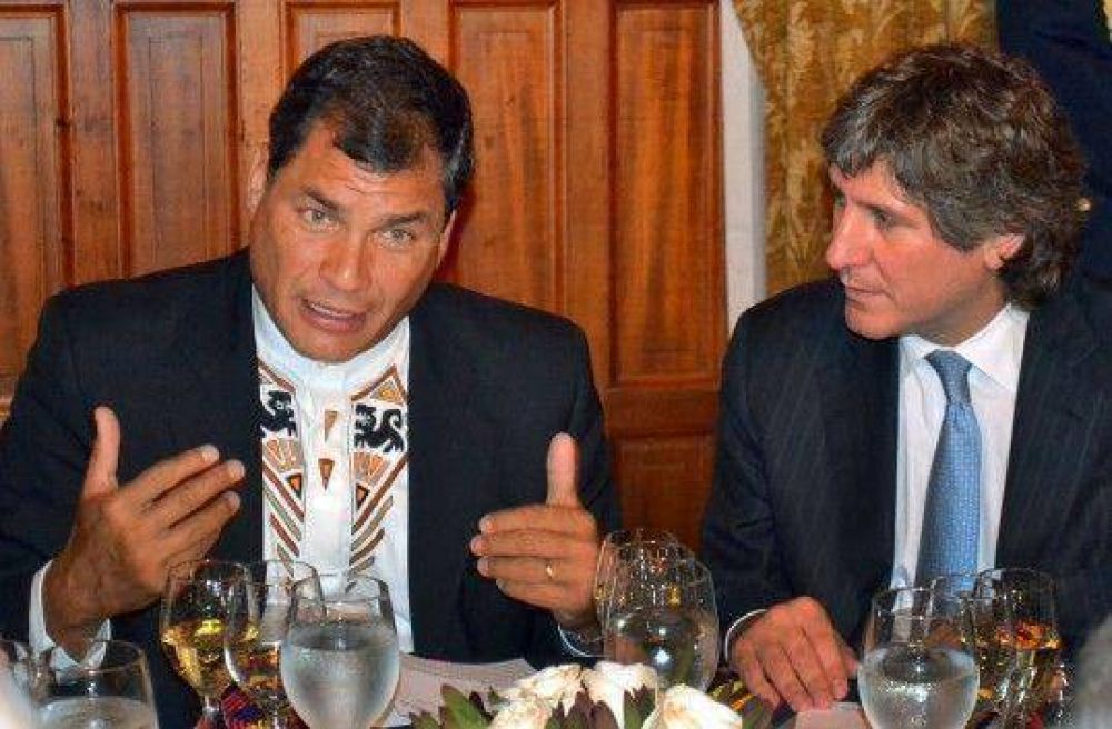 Boudou se reuni con Correa tras el triunfo electoral