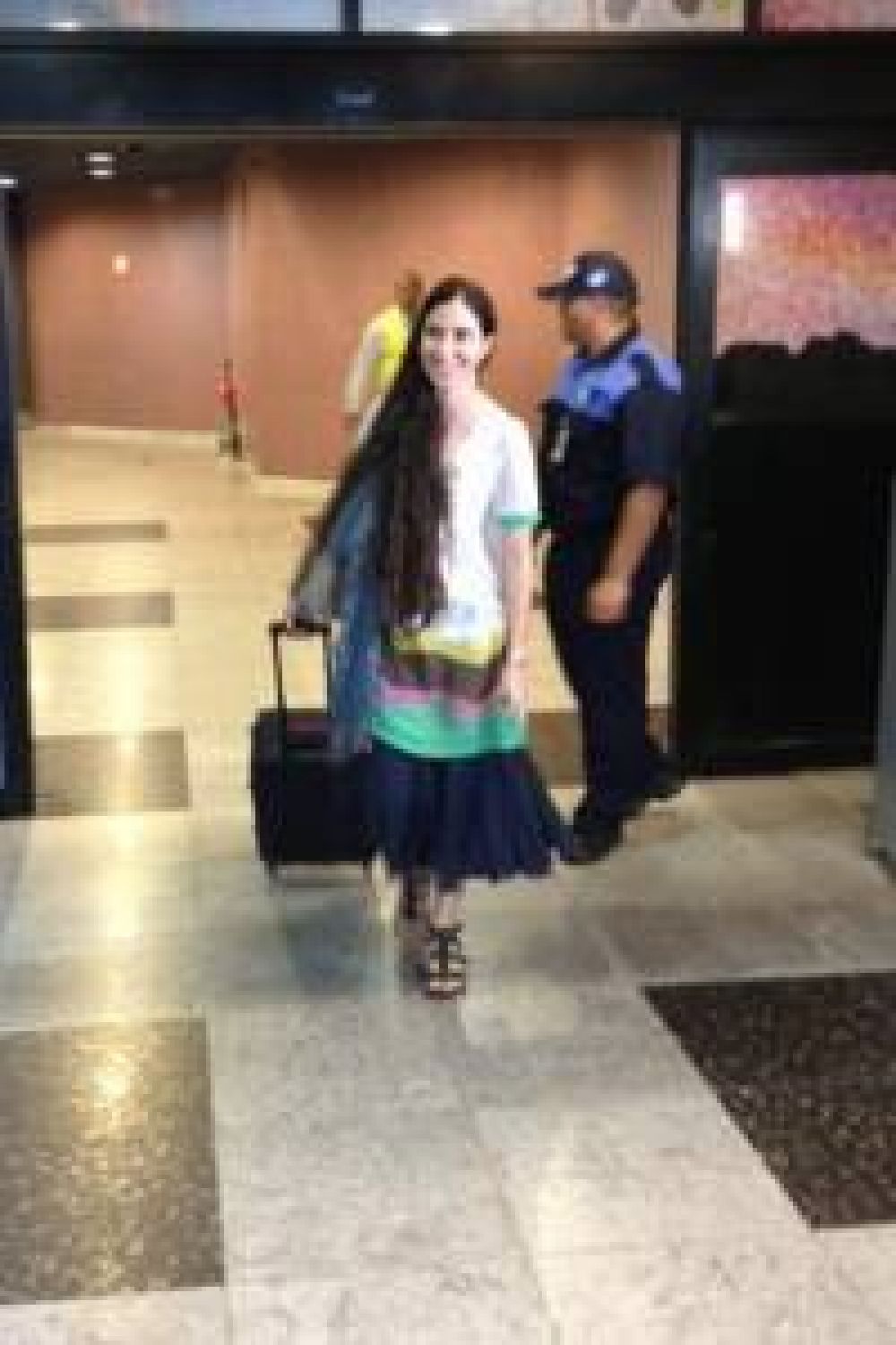 La bloguera Yoani S�nchez lleg� a Brasil