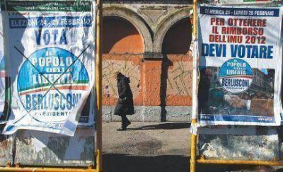 En Italia las elecciones vuelven a las calles luego de la renuncia del Papa