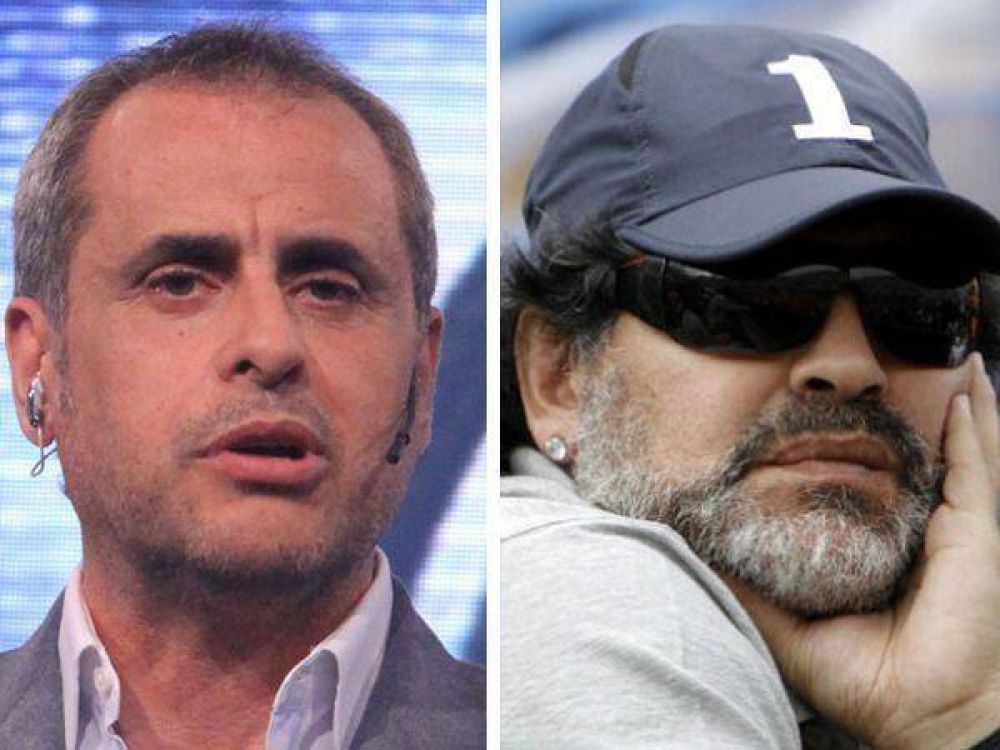 Nuevo cruce entre Jorge Rial y Maradona