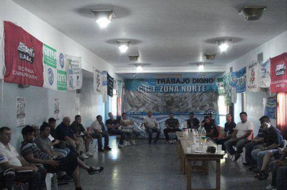La CGT moyanista Zona Norte ultima detalles para su Congreso Normalizador
