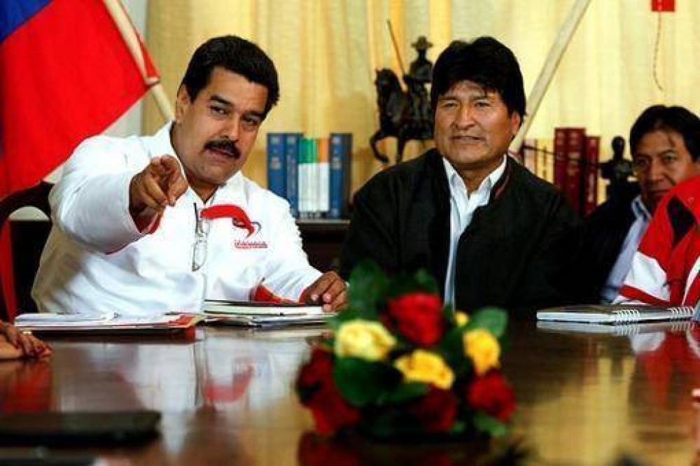 Evo Morales se reuni� con el vicepresidente venezolano