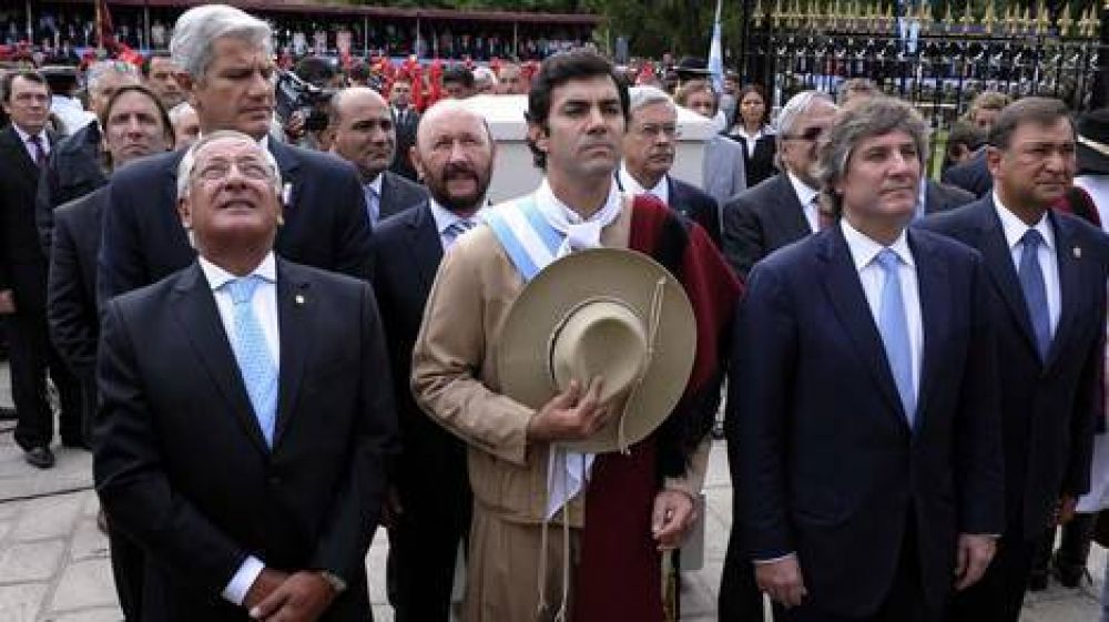 Fuerte presencia policial en un acto con Boudou y sin Scioli ni De la Sota