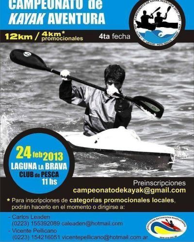 4TA FECHA CAMPEONATO DE KAYAK AVENTURA