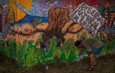Los vecinos en defensa de la Reserva Natural le ponen color a su reclamo