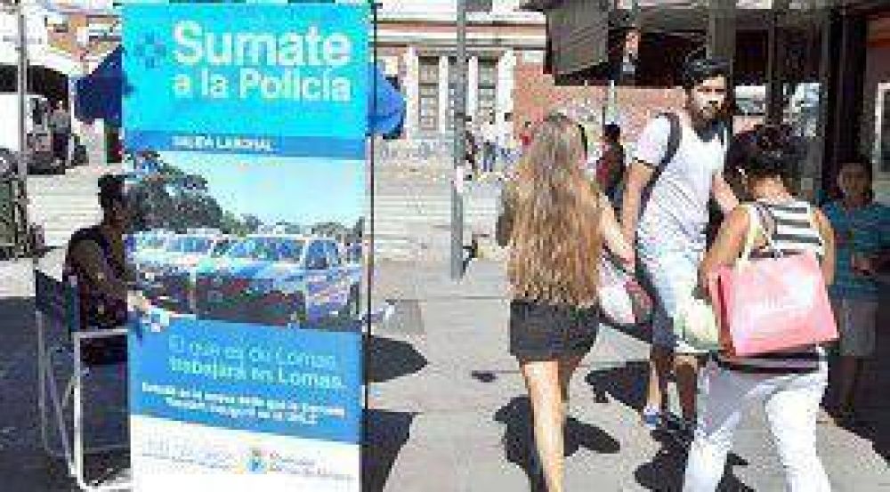 Lomas: m�s de 300 vecinos se anotaron para ser polic�as