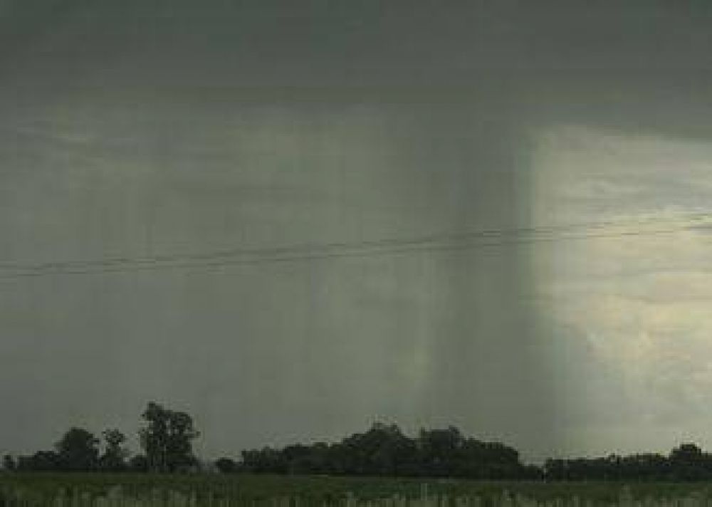 Llueve en Areco; renace la esperanza.	