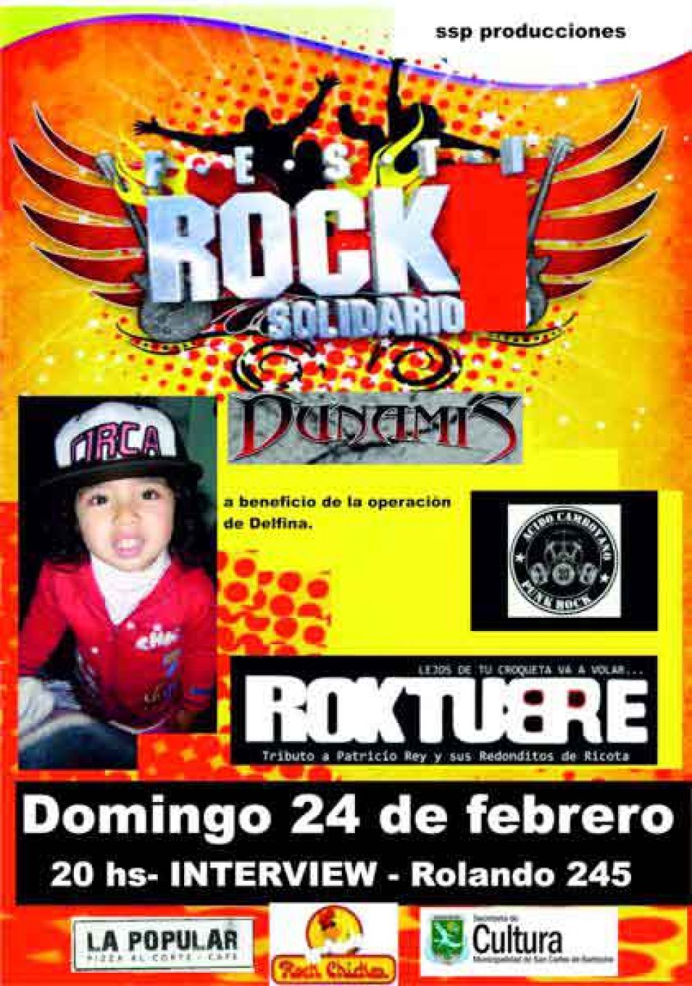 El domingo pr�ximo, festival solidario en Interview