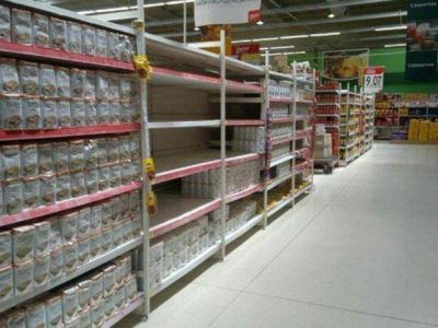 No hay subas, pero faltan productos en las g�ndolas
