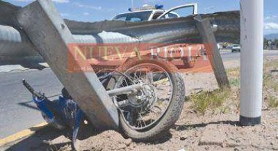 Motociclista herido de gravedad en terrible accidente de tr�nsito