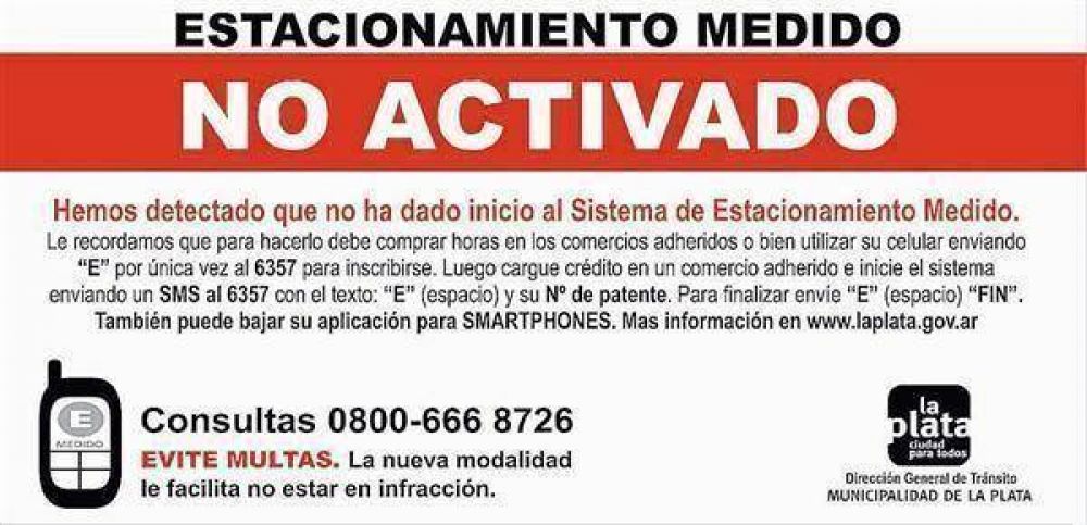 Estacionamiento medido: dan 15 d�as para adaptarse a los cambios  