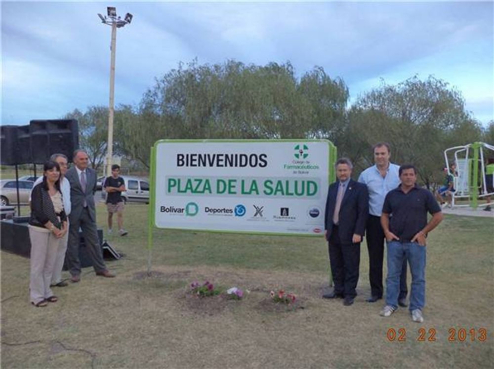 Se inaugur� ayer la Plaza de la Salud