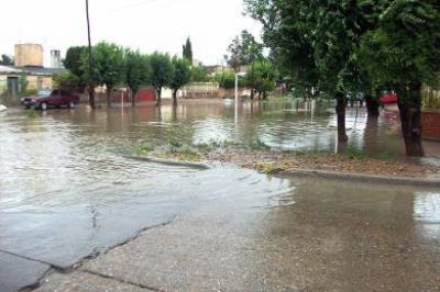 La lluvia produjo anegamientos