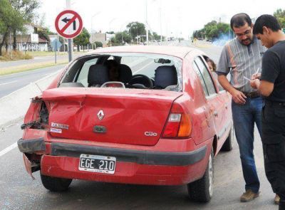 Choque en cadena en la Circunvalaci�n