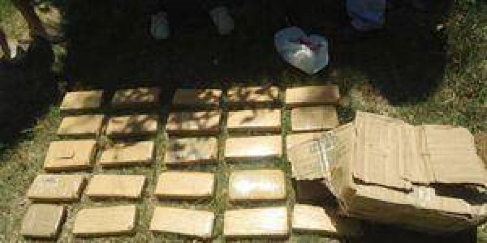 Secuestraron 20 kilos de marihuana