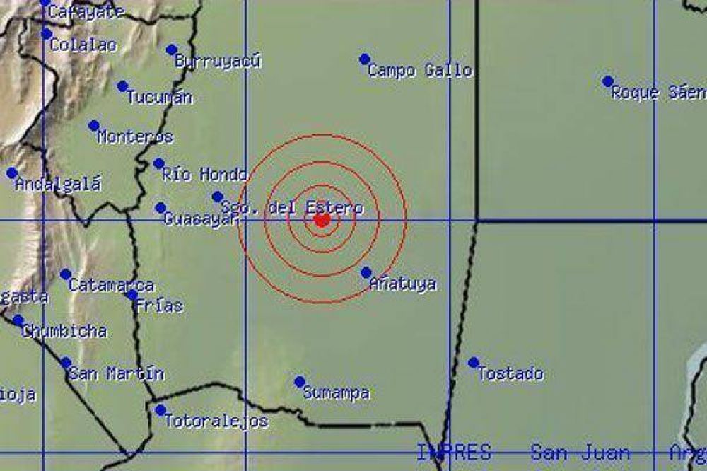 El sismo de Santiago del Estero se sinti� con intensidad en La Rioja