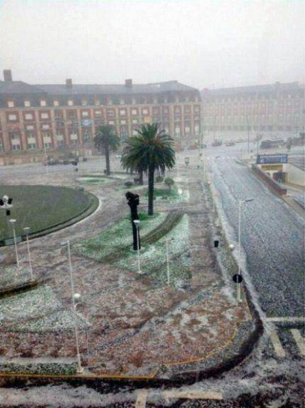 Mar del Plata sufri� la mayor ca�da de granizo de los �ltimos 30 a�os